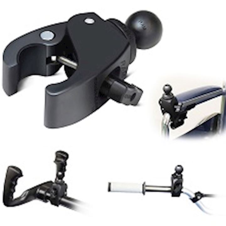 (RAP-B-400) Ram Mount Small Tough-Claw with 1" Rubber Ball (RAP-B-400)